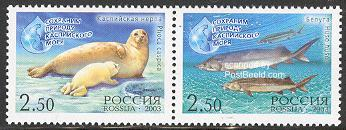 Caspic sea 2v [:], joint issue Iran