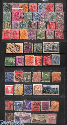 Lot classic stamps with Perfs. See 3 pictures
