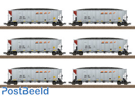 BNSF Hopper Wagon Set (6pcs)
