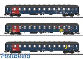 DSB Bcm Sleeper Coach Set (3pcs)