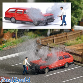 Action Set: Car Engine on Fire