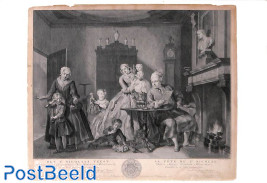 Postcard St Nicolas feest 1761
