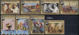 Seiyun, Churchill paintings 8v