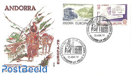 Europa CEPT, postal history 2v