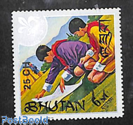 25Ch on 6Nu, Stamp out of set