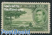 2Sh, Yellowgreen, Stamp out of set