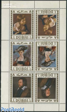 Paintings minisheet