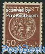 50M, Perf. 10:11, Stamp out of set