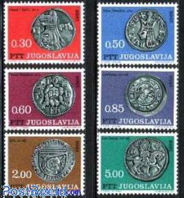 Silver coins 6v