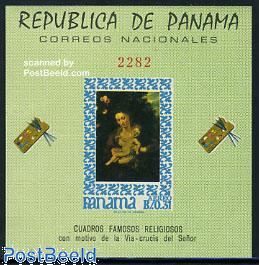 Religious paintings s/s imperforated, Rubens