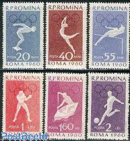 Olympic Games Rome 6v