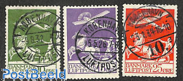Airmail 3v, used