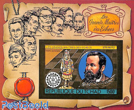 Wilhelm Steinholz s/s, Gold, imperforated