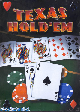 Tin Plate, Texas Hold'em, 32x44cm