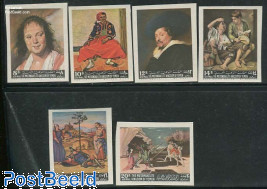 European paintings 6v, imperforated