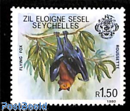 1.50, year 1980, Stamp out of set