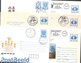 6 covers with special cancellations on topic Chess