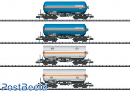 DB Compressed Gas Tank Car Set (4pcs)