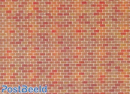 Decorplate H0 ~ Red Brick (25x12.5cm)