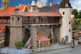 Old town wall with extension (June)