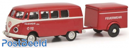VW T1 "Feuerwehr" with trailer