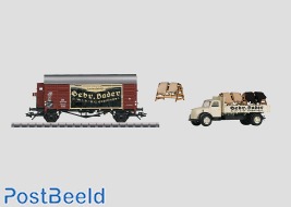 DB Covered Good Wagon "Gebr. Bader" ~ Museum Wagon Set 2011