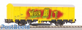 Schienenreinigungswagen SBB VI mit Graffiti