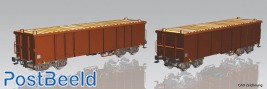 DB AG Eaos Gondola with Wood load Set (2pcs)
