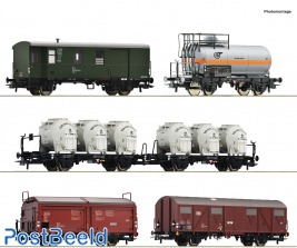 6-piece set: Goods train, DB