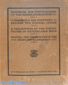 Handboek der Postwaarden van Nederlandsch Indië, 2 delen samen