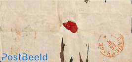 Small folding letter from Wiesbaden to 's Gravenhage