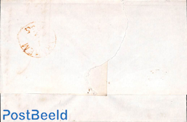 Folding letter from Nijkerk to Arnhem