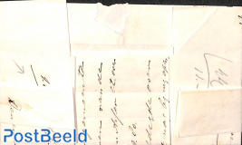 Folding letter from Assen to Havelte