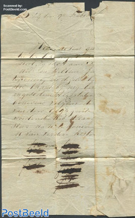 Folding letter from s Hertogenbosch