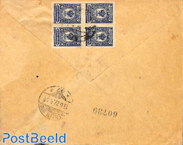 Registered letter from Odessa to Berlin