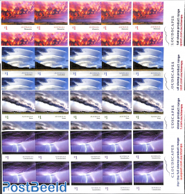 Cloudscapes 4 foil booklets