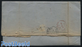 Letter from Cabello (Venezuela)(22-02-1874) via London (16-03-1874) to Schiedam (17-03-1874)