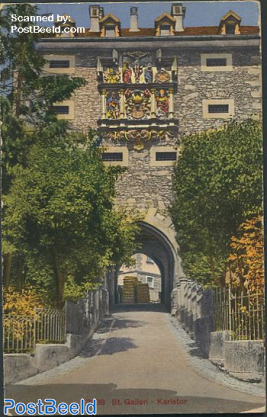 Greeting card to St.Gallen
