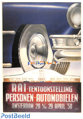 Rai tentoonstelling Personen Automobielen 1950