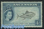 4p, Long finned tunny, Stamp out of set