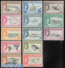 Definitives, Elizabeth II, views 13v