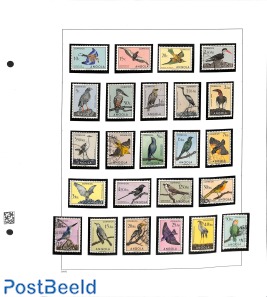 Angola Bird stamps set */o