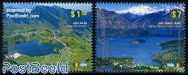 Mountain lakes 2v, joint issue Romania