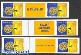 Rotary coil stamps with 3 diff. tab messages