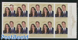 William & Kate wedding foil booklet