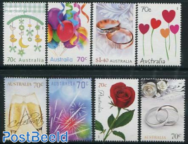 Wishing stamps 8v