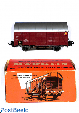 DB Covered Goods Van with Tail Lights OVP