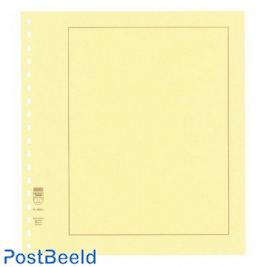 Lindner 802c blanco pages chamois, small grid, brown border 193 x 251 mm (10x)
