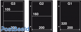 Folders FDC G3 Black (per 10)