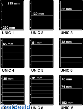 Kosmos stock pages UNIC range (per 9)